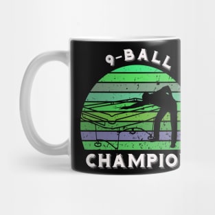 9-ball pool champion - vintage billiards Mug